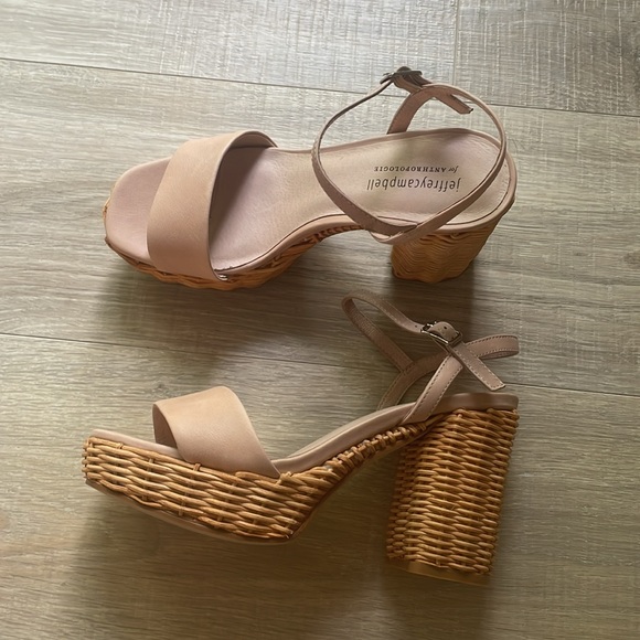 Jeffrey Campbell blush platform heels - 7.5 - Picture 4 of 10